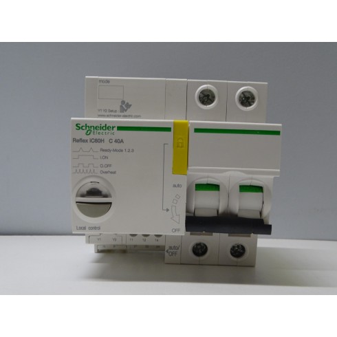A9C65240 Interruttore Magnetotermico Acti9 integr. Reflex iC60H 2P C 40A 15kA  (CB4)