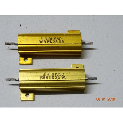RESISTENZA CORAZZATA 0,68 OHM 50 WATT