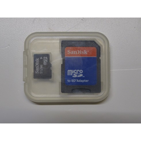 SanDisk Micro SD Con SD Adapter 512 Mb (ARM 1/1)
