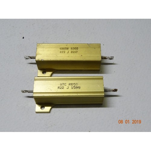 RESISTENZA CORAZZATA 0,22 OHM 50 WATT