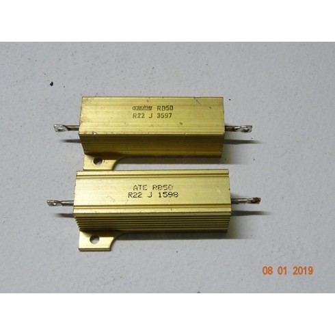 RESISTENZA CORAZZATA 0,22 OHM 50 WATT