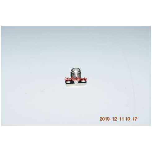 Connettore  SMA F con flangia 2 fori  acciaio inox montaggio ad inesto 2 pz. (1927 ED2/C2)