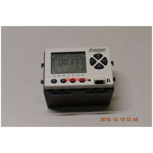 Electronic thermostat built-PERRY 1TI TE601A 230V ANTHRACITE (DF3)