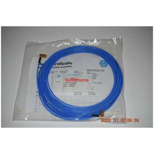 HUBER+SUHNER Multiflex 86 terminato con 2 SMA 50-2-3  (2016 ED2/C3)