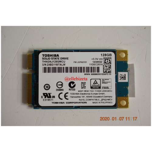 HDD SSD TOSHIBA THNSNJ128GMCU 128GB mSATA SSD 