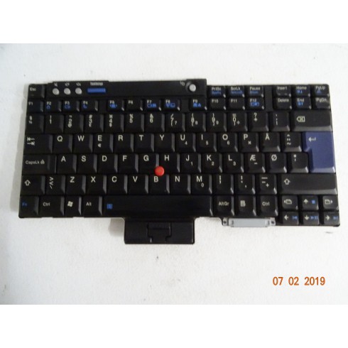 Lenovo 39T7154 tastiera T400 QWERTY Danese RO3F (IB1)