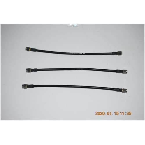 RF MICROWAVE COAXIAL CABLE  DC-18GHz SMA M mt 0,20 -3 Pezzi  (2067/EE2/C1)