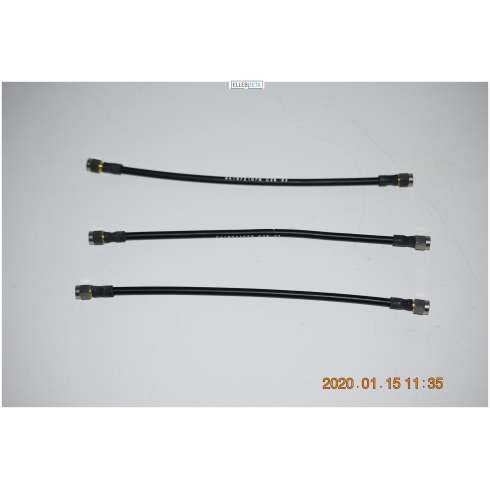 RF MICROWAVE COAXIAL CABLE  DC-18GHz SMA M mt 0,20 -3 Pezzi  (2067/EE2/C1)