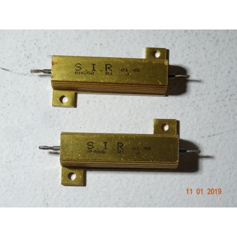 Armoured resistor Of 0.1 Ohm 50 Watt 2 Pieces (ib2)