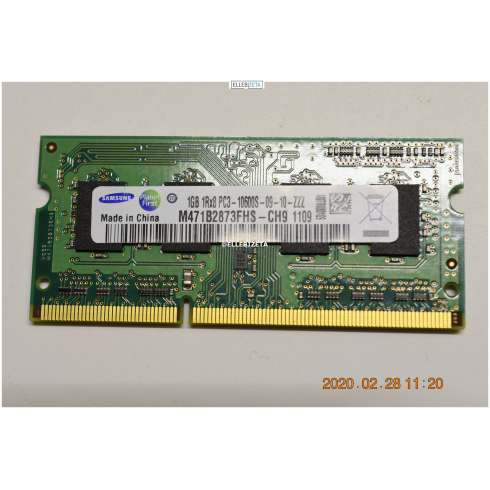 SAMSUNG M471B2873FHS-CH9 1GB DDR3 1333MHZ 204PIN  10600S  (2277/IB1)