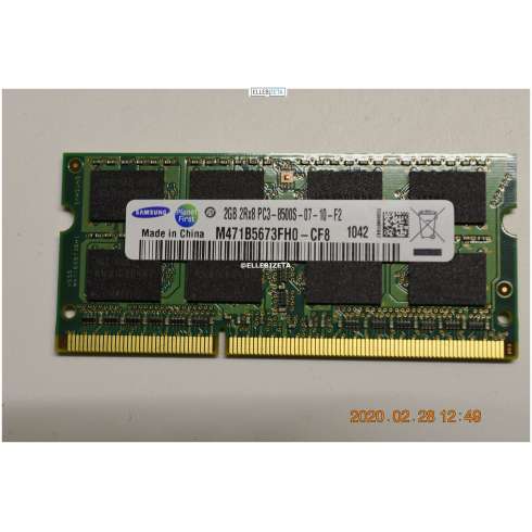 SAMSUNG M471B5673FH0-CF8 2GB 204Pin SO-DIMM DDR3  (2283/IB1)