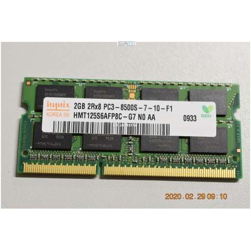 Hynix HMT125S6AFP8C-G7 N0 AA 2GB 2RX8 PC3-8500S DDR3-1066  (2288/IB1)