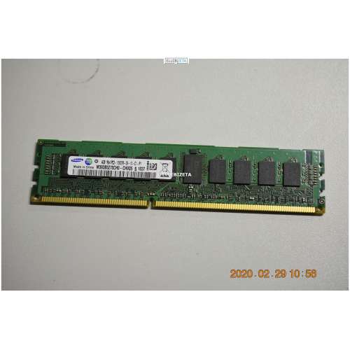 Samsung CN M393B5270CH0-CH9Q5 4GB 1RX4 PC3-10600R DDR3 ECC 240P CL9 RDIMM MEMORY (2293/EB2/C4)