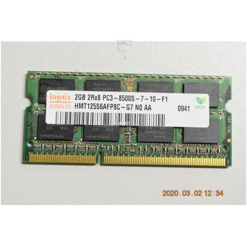 Hynix HMT125S6AFP8C-G7 N0 AA 2GB 2RX8 PC3-8500S DDR3-1066  (2288/IB1)