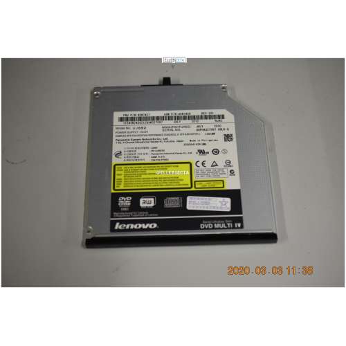 Lenovo 42T2557 UJ 862A Dvd Multi Ultrabay Slim 0416 (IB1)