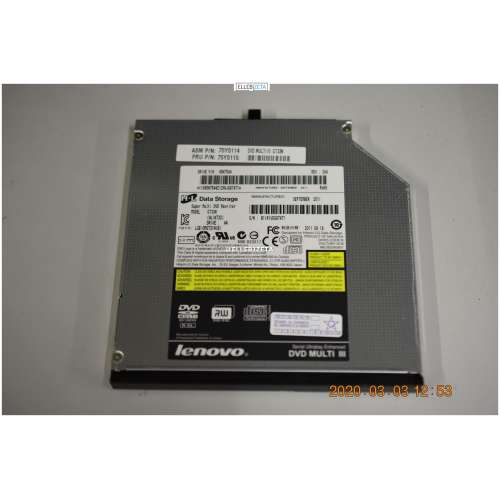 Lenovo 42T2557 UJ 862A Dvd Multi Ultrabay Slim 0416 (IB1)
