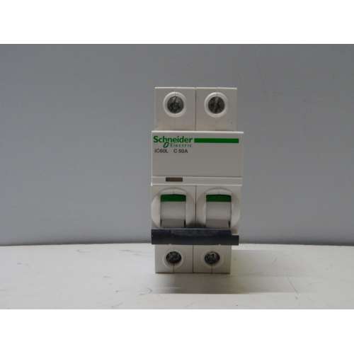 A9F24250 Interruttore Magnetotermico iC60L 2P 15kA 50A Curva C (2669/CB3)