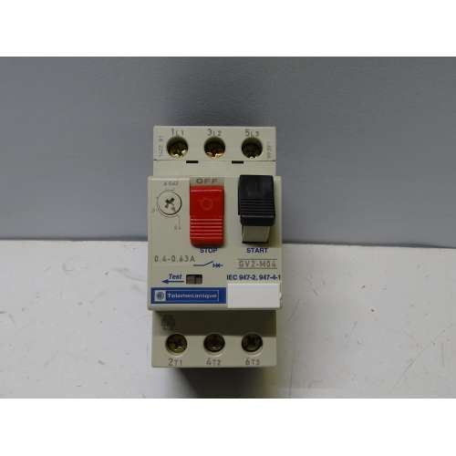 GV2M04 Motor Circuit Breaker 0.40-0.63A Telemecanique
