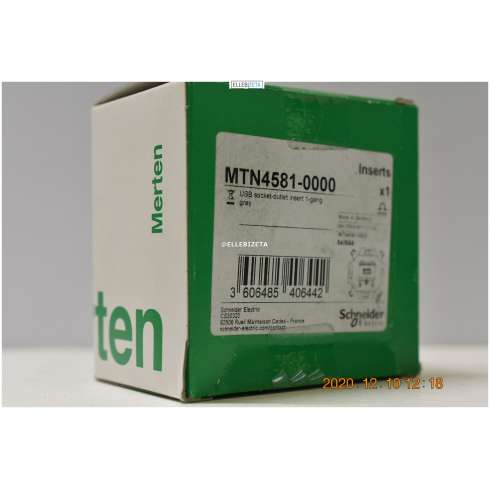 KNX MTN4581-0000 USB socket outlet insert 1 gang grey  (2859/CD5/DX)