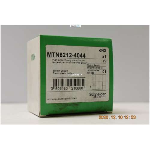 KNX MTN6212-4044 Pulsantiera multifunzione doppia con unità controllo T (2860/CD5/DX)