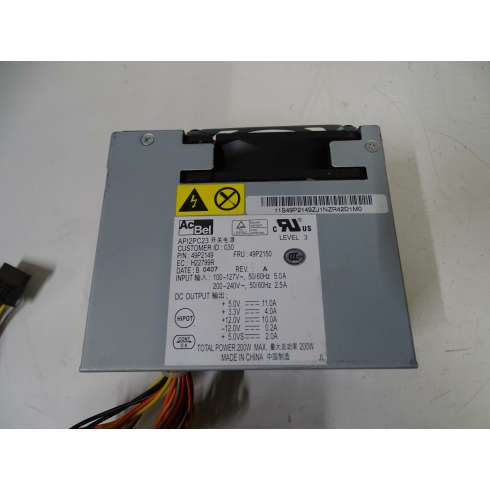 Alimentatore ACBELL Modello API2PC23 P/N 49P2149 MAX 200W  (2969DF1DX)