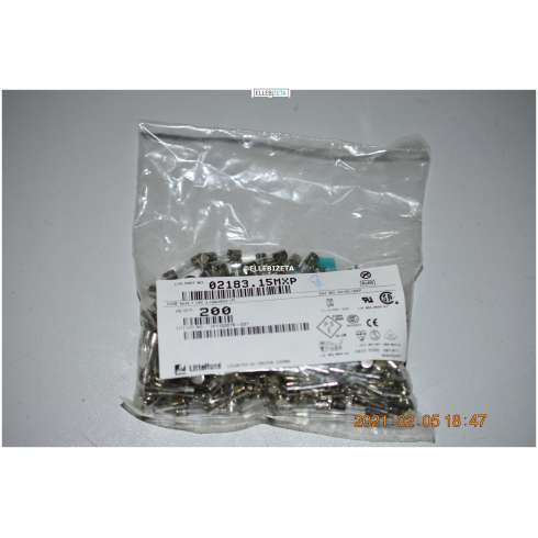 200 Fusibili 5x20mm Glass T 3,15 Amp 250 Volt Ritardati LITTELFUSE