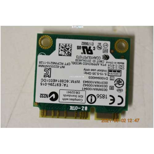 Intel Centrino Advanced-N 6205 Mini Wireless WI-FI Scheda 62205ANHMW