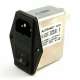 Actronic AR13 Filtro EMI Rete Antidisturbo con Fusibile e Interruttore 250 V.6Amp