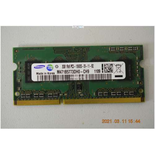 Samsung M471B5773DH0-CH9 2 Gb Ram PC£-10600 SO DIMM 204 pin