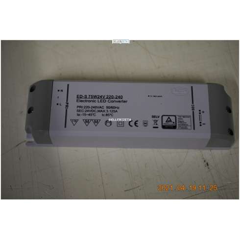 Alimentatore elettronico per Striscia led ED-S75W24V Professioinale