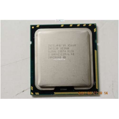 Intel Xeon X5660 Six Core 2.8 Ghz /12 MB Cache /6,4 Gt/s Processore Cpu LGA1366