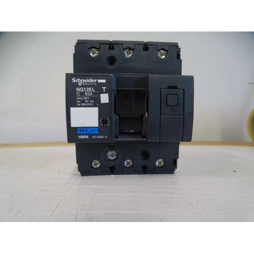 18806 Interruttore magnetotermico NG125L 3P C 63A 50kA Schneider