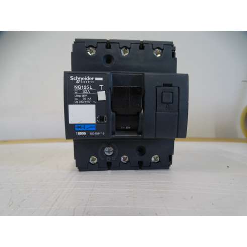 18806 Interruttore magnetotermico NG125L 3P C 63A 50kA Schneider