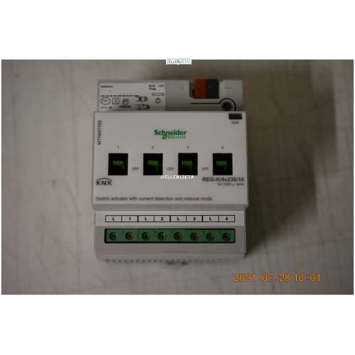 Schneider KNX MTN647595 Attuatore di Commutazione REG-K/4x230/16