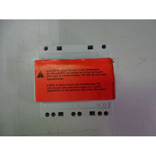 15218 Trasformatore di sic. modulare - 230 V 50...60 Hz - Uscita 12...24 V - 16 VA