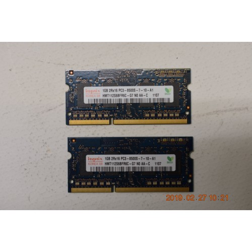 Memorie Sodimm DDR3 2x 1.0GB 2RX16 PC3 8500 S (IB1)
