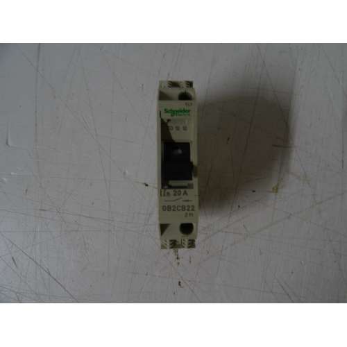 GB2CB22 Interruttore TeSys per Circuiti di Controllo GB2CB 20 A 1 polo 1d