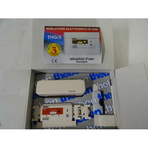 Theben Serie 3 Rilevatore Fughe GPL THG 336 Con Relè Colore Bianco