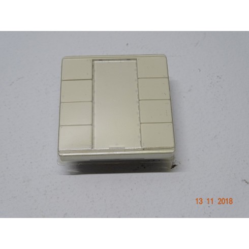 KNX MTN617419 Pulsantiera Multifunzione Quadrupla Plus, Bianco Polare, SystemM (ARM 5-1)