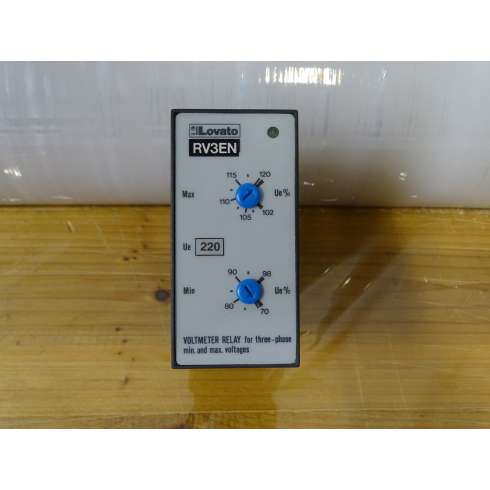 LOVATO RV3EN 220 - RELE' DI TENSIONE MIN / MAX TRIFASE 220V