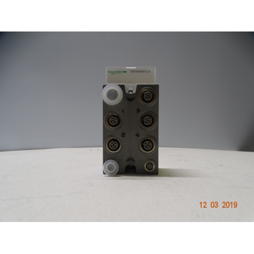 Schneider TM7BAM4VLA Expansion Block IP67 2 AI/2AO +/-10V M12 Connector