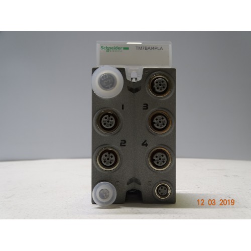 Schneider  TM7BAI4PLA Blocco di Espansione - TM7 - IP67 - 4 input TC - Connettore M12