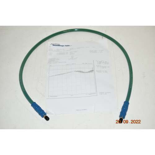 RF MICROWAVE COAXIAL CABLE ROSENBERGER DC-26GHz Terminato SMA mt. 1.00