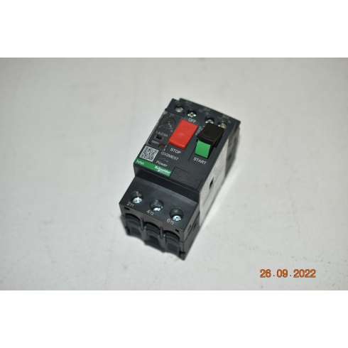 SCHNEIDER  GV2ME07 SALVAMOTORE magnetico  1.6-2.5 Amp 3 Poli