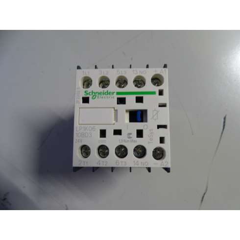 Schneider LP1K0610BD3 Contattore 3P, AC-3, 440V, 6A, 1NO, 24V DC
