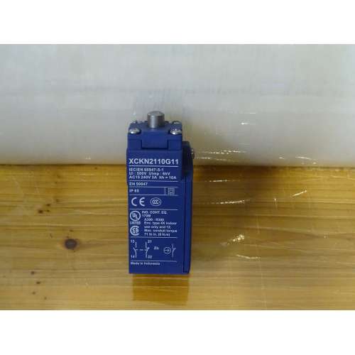 XCKN2110G11 Finecorsa pulsante c/ritorno a molla in metallo - 1NC + 1NO