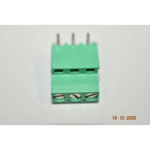 10 Pz. Sauro Electronics MSQ03095 Morsettiera 3 poli 90° Morsetto di serraggio  32A 2.5mm