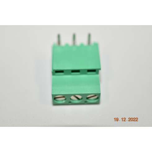 10 Pz. Sauro Electronics MSQ03095 Morsettiera 3 poli 90° Morsetto di serraggio  32A 2.5mm