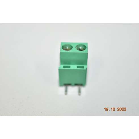 20 Pz. Sauro Electronics MSM02091 Morsettiera 2 Poli 2,5 mm Angolo 90°