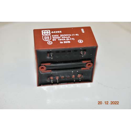 Trasformatore MYRRA  Ing.230 Volt  Out 6 Volt 10 VA